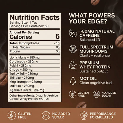 MycoVéda™ Mushroom Protein Coffee